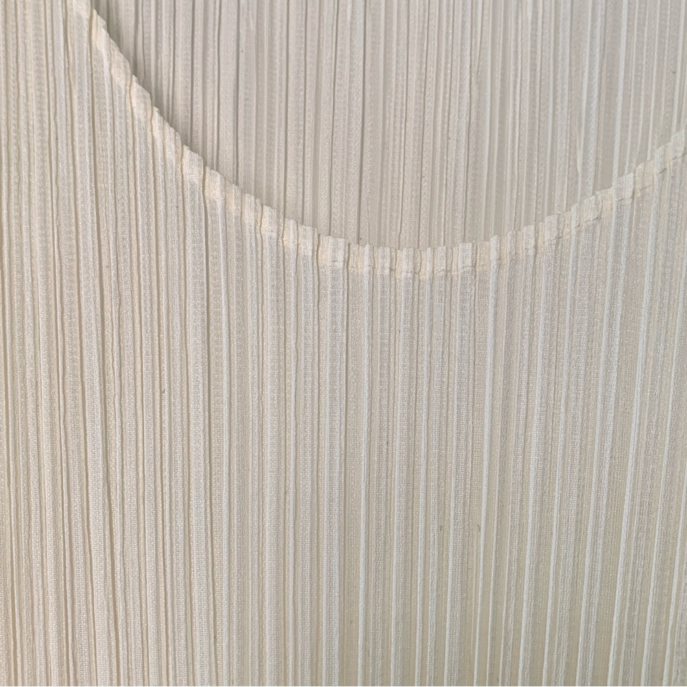 Issey Miyake Pleats Please Tank Ivory JP3 - Picture 10 of 11